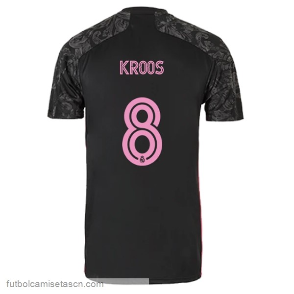 Camiseta Real Madrid 3ª NO.8 Kroos 2020/21 Negro